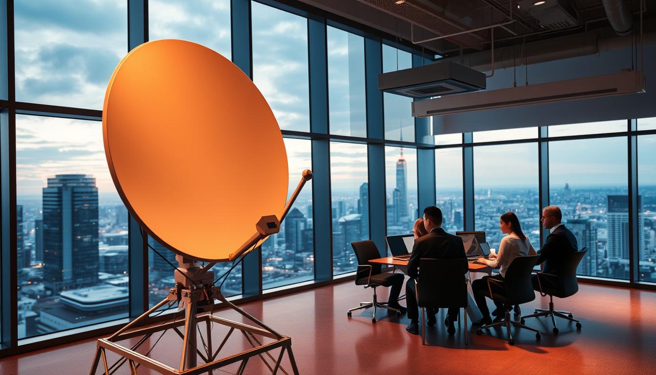 Satelliten-Internet für Unternehmen